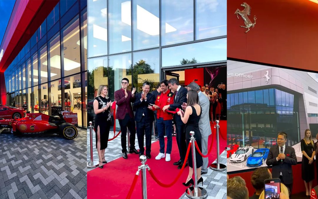 Carlos Sainz officially opens H.R Owen’s Ferrari showroom